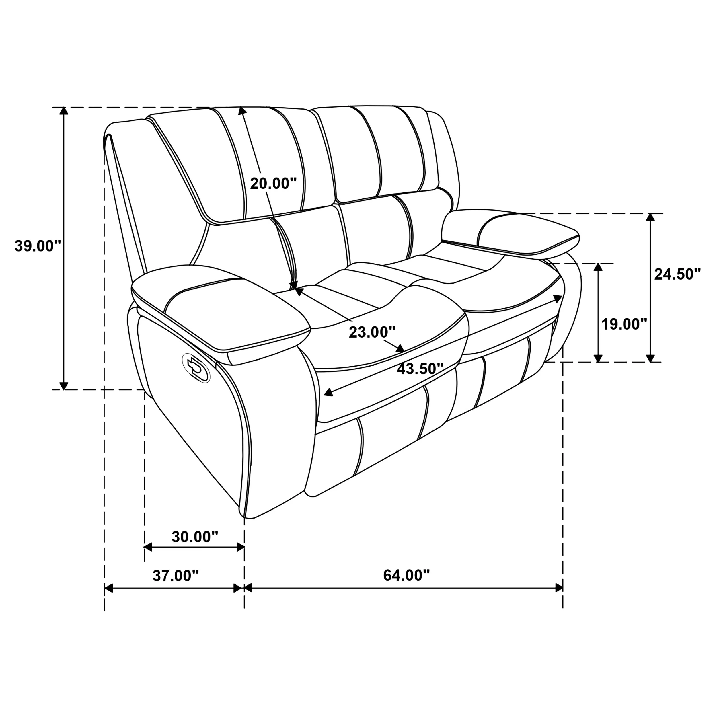 Camila Reclining Sofa Set - Image 33