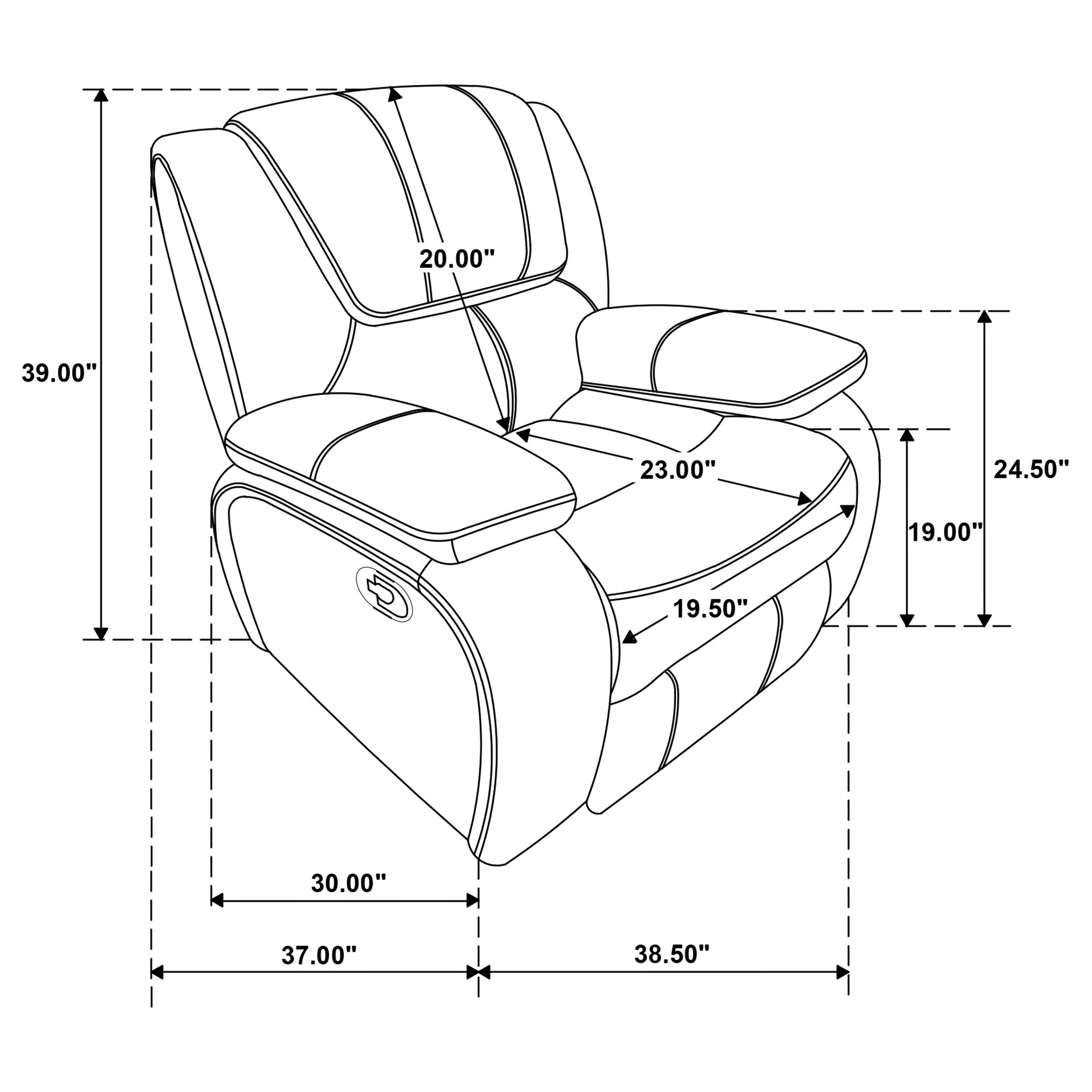 Camila Glider Recliner - Image 22