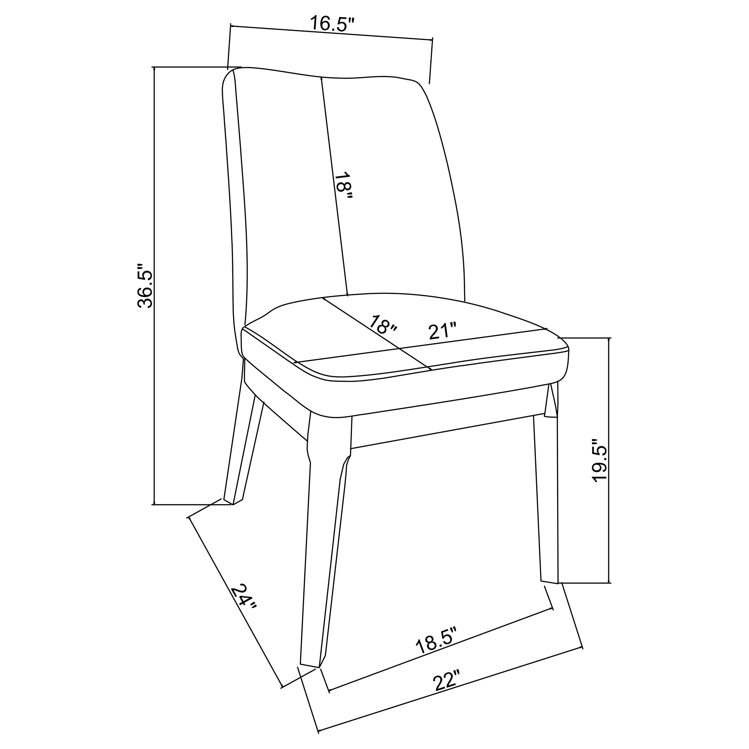 Carissa Dining Side Chair - Image 13