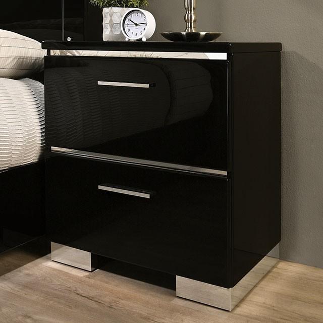 Carlie Bed White & Black - Image 4