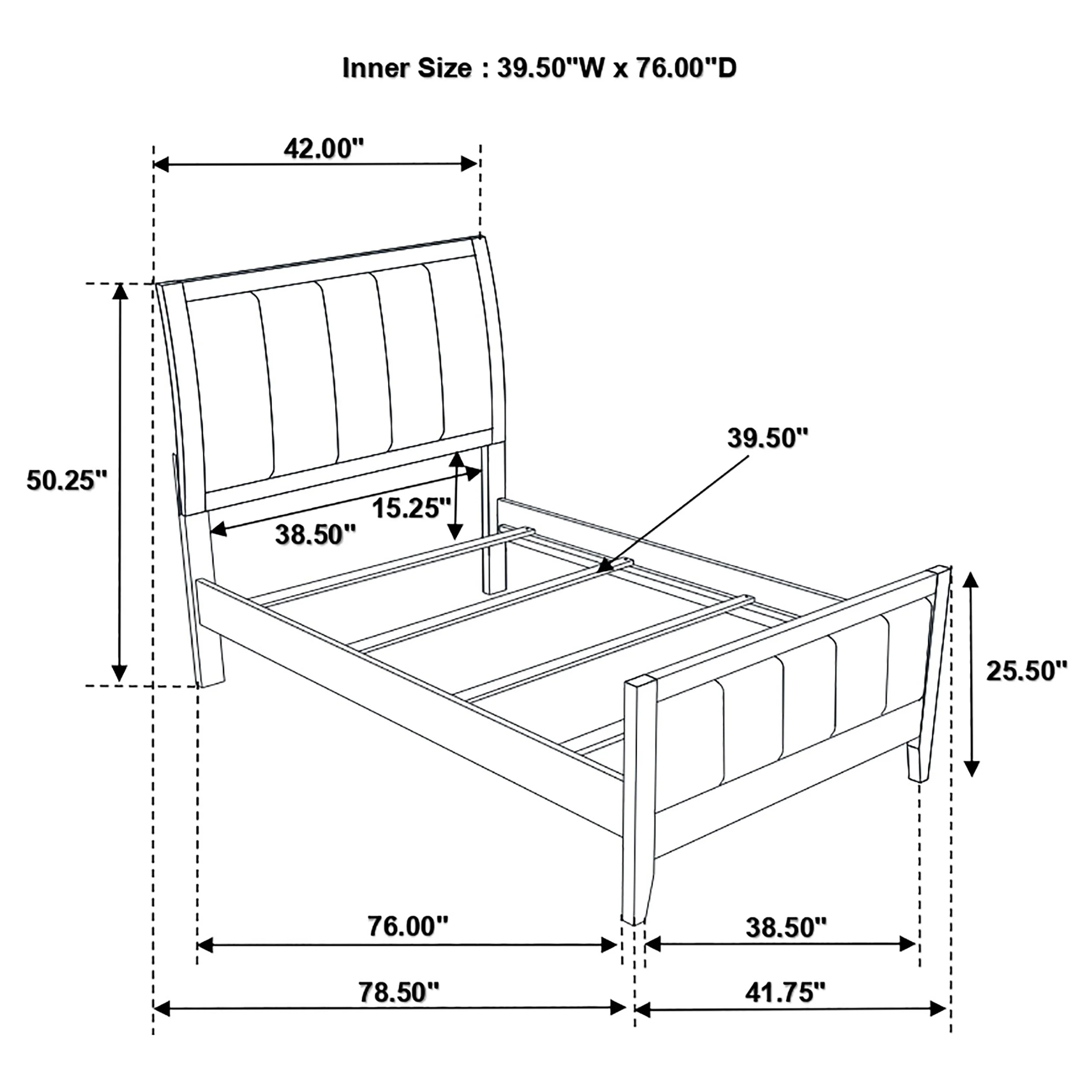 Carlton Panel Bed - Image 52