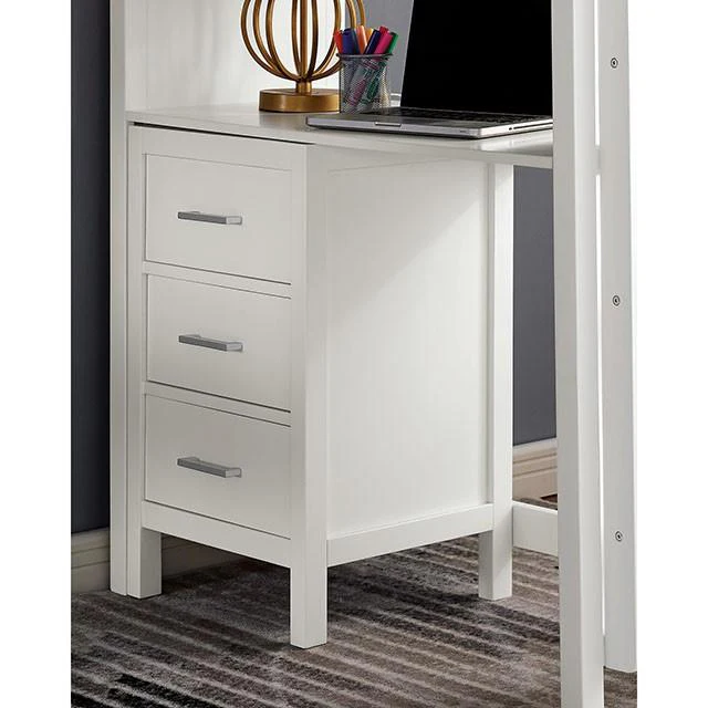 CASSIDY Twin Loft Bed w/ Drawers - Image 6