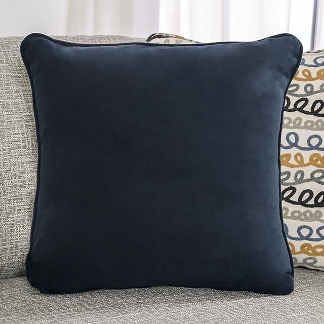 CHANCERY Chair & Half, Gray/Navy - Image 4