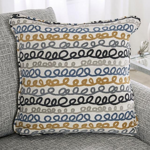 CHANCERY Chair & Half, Gray/Navy - Image 5