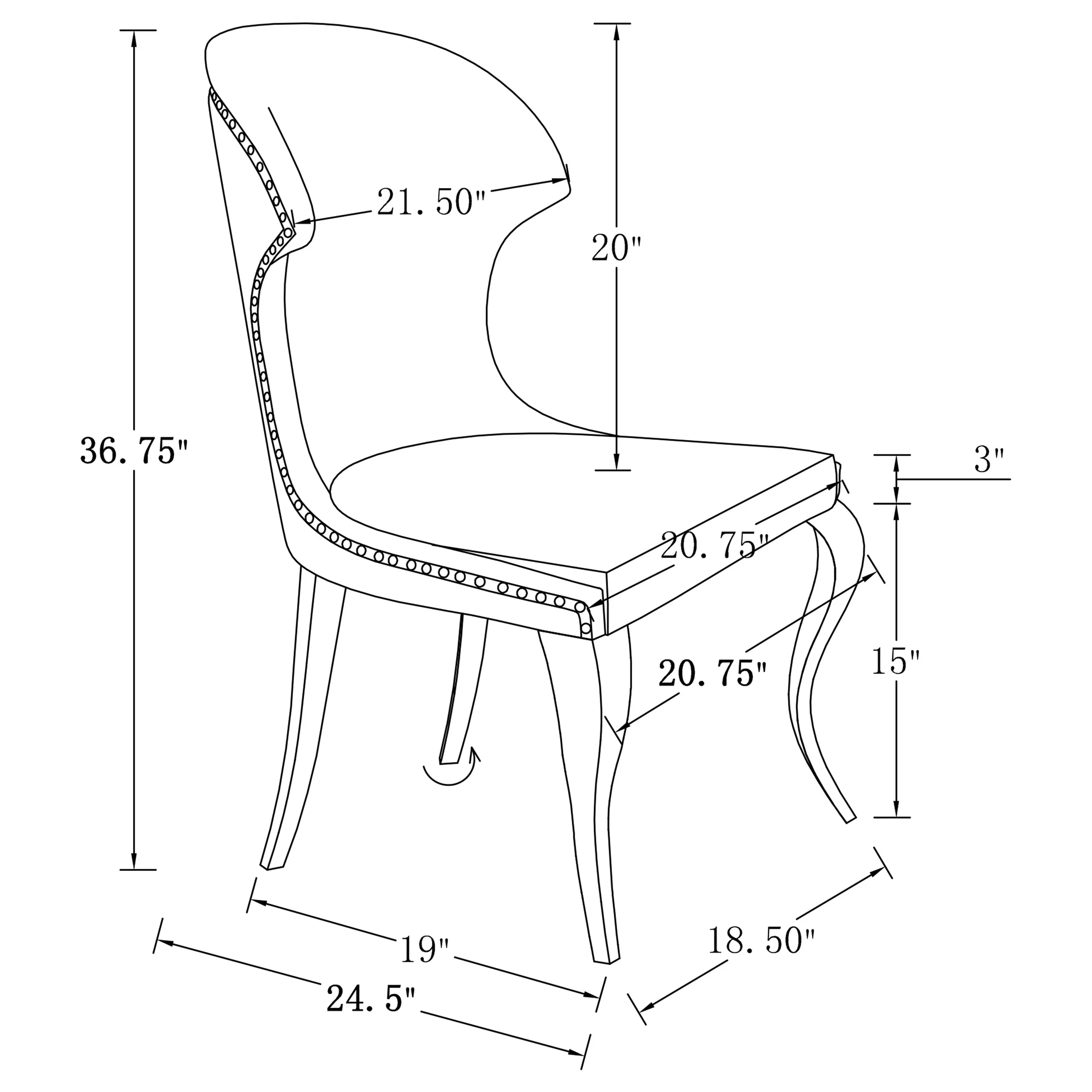 Cheyanne Dining Side Chair - Image 21