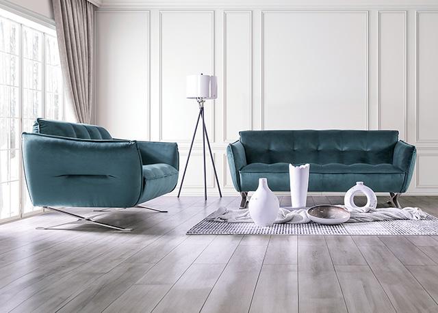 Civellutino Chair Teal - Image 2