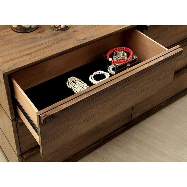 COIMBRA Rustic Natural Tone Dresser - Image 4