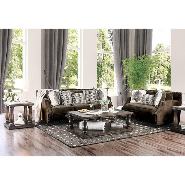 Cornelia Light Brown Love Seat - Image 2