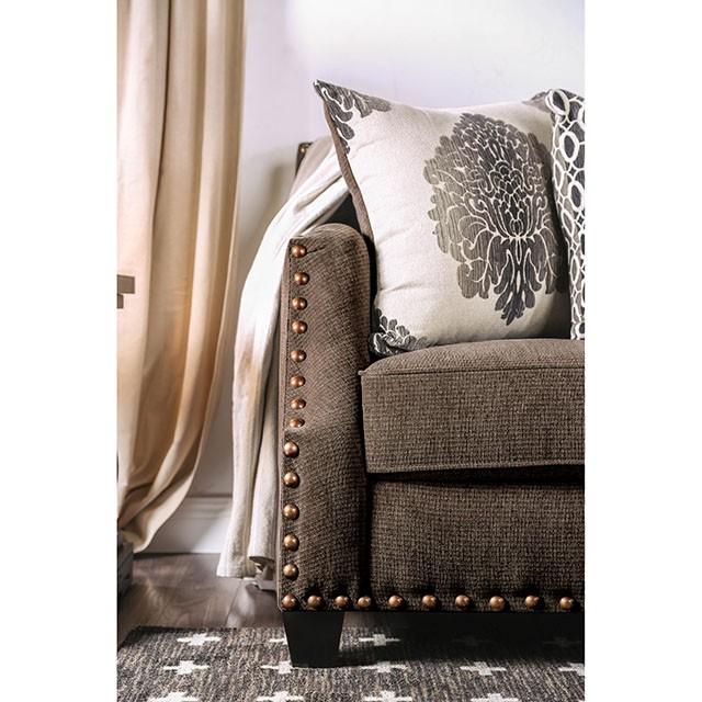 Cornelia Light Brown Love Seat - Image 4