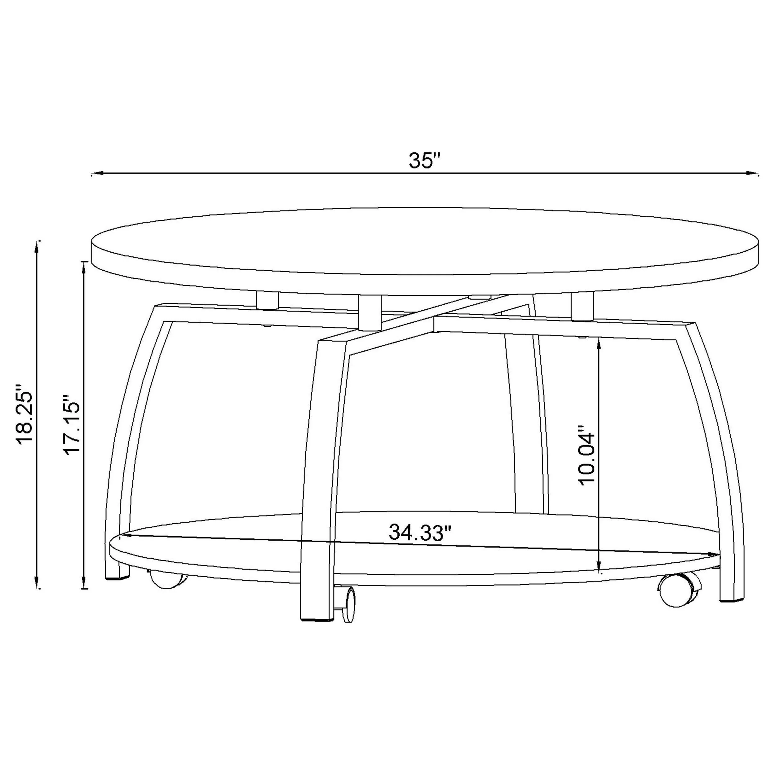 Dacre Mobile Coffee Table Set - Image 16