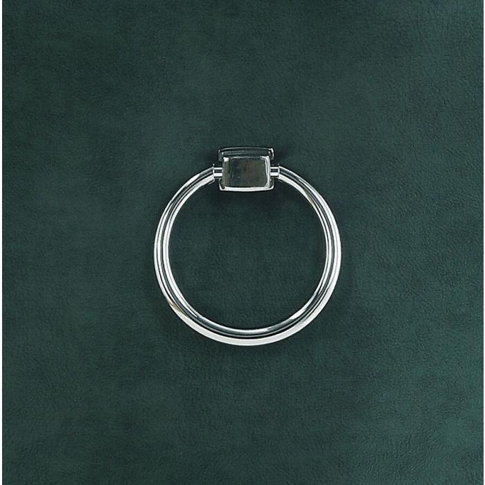 Dekel Green Fabric & Stainless Steel Side Chair - Image 7