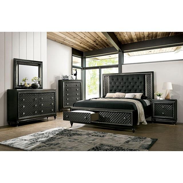 Demetria Metallic Gray Mirror - Image 2