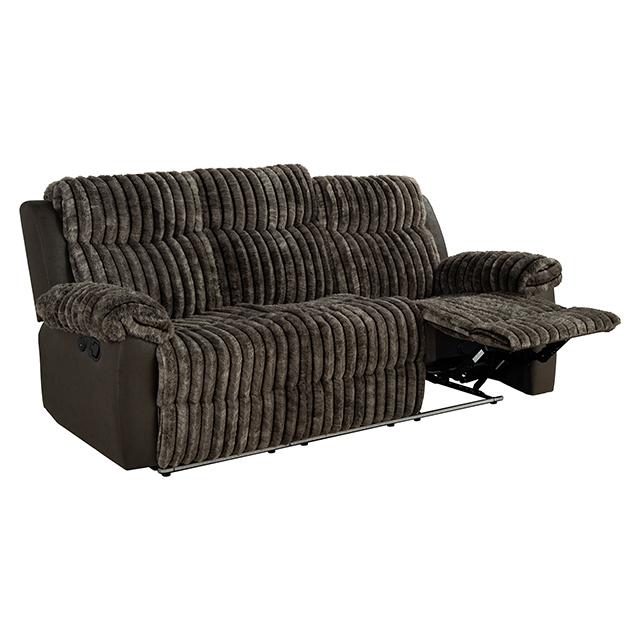 Dionysus Manual Reclining Sofa Brown - Image 3