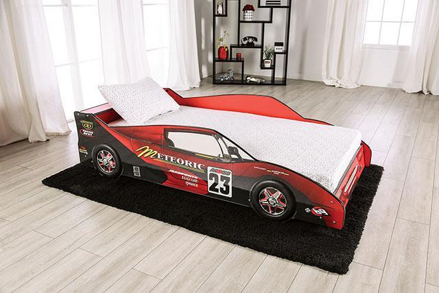 DUSTRACK Twin Bed, Blue & Red - Image 11