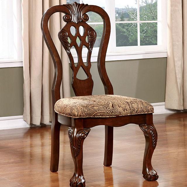 ELANA Brown Cherry Dining Table w/ 18" Butterfly Leaf - Image 2