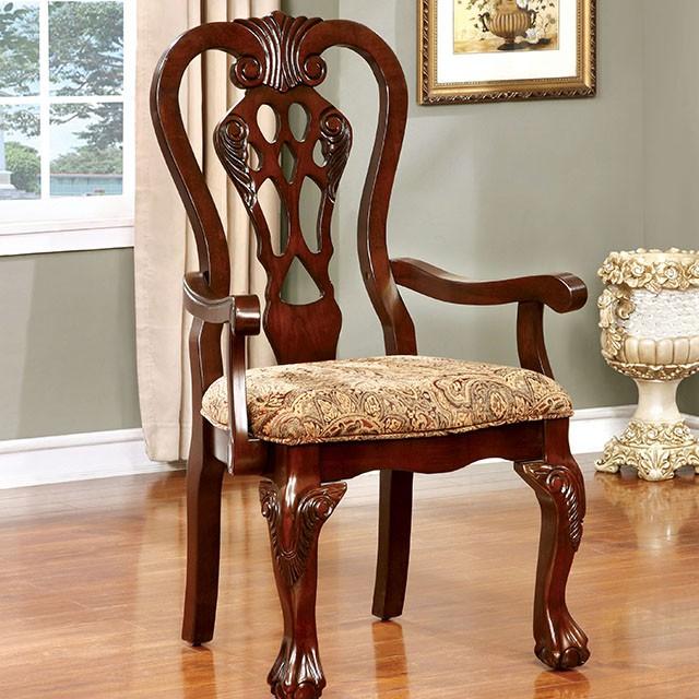 ELANA Brown Cherry Dining Table w/ 18" Butterfly Leaf - Image 3