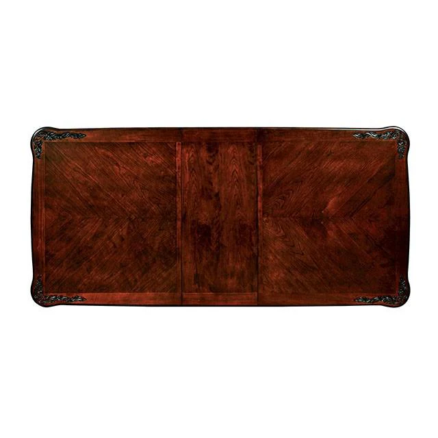 ELANA Brown Cherry Dining Table w/ 18" Butterfly Leaf - Image 6