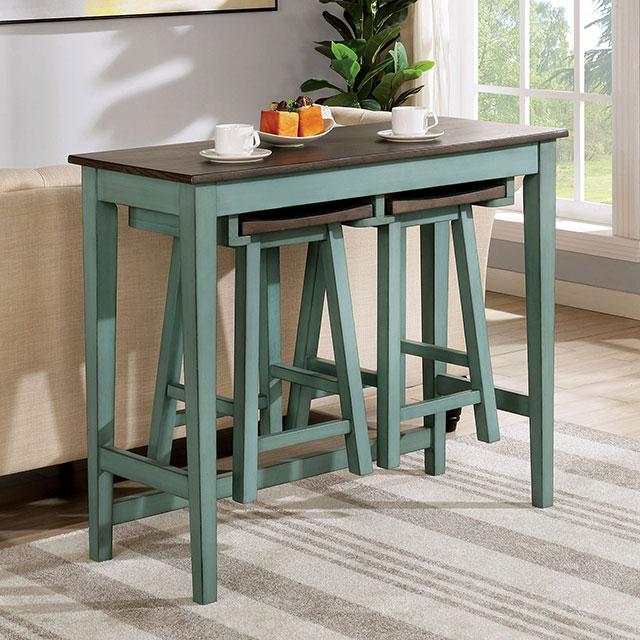 Elinor Bar Table Set Gray - Image 2
