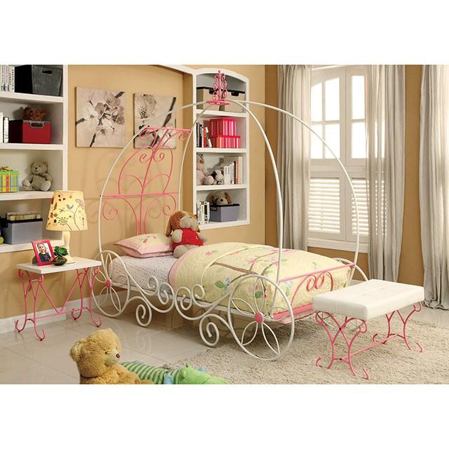 Enchant Bed Pink & White - Image 2