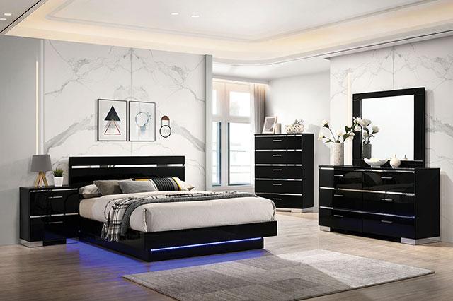 Erlach Bed Black & White - Image 2