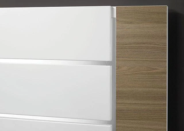 ERLANGEN Cal.King & E.King Bed, White/Natural - Image 4