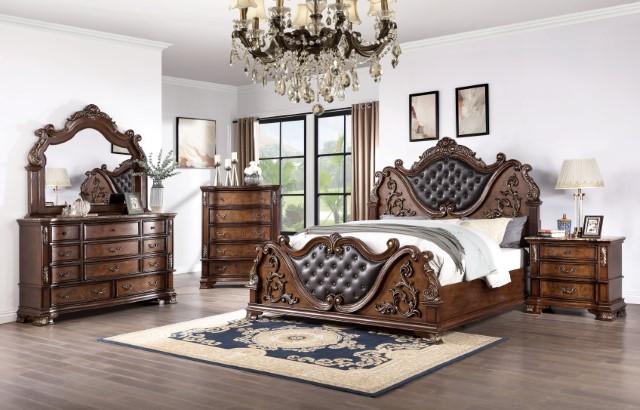 ESPARANZA Night Stand, Brown Cherry - Image 2