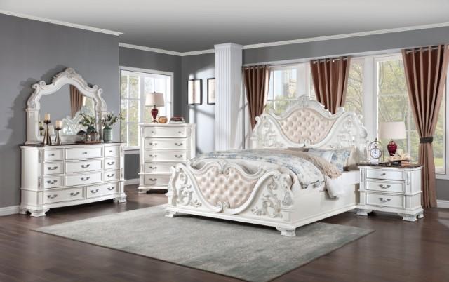 ESPARANZA Night Stand, Pearl White - Image 2
