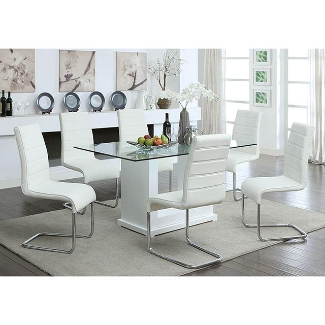 Eva 7 Pc Dining Table Set - Image 2