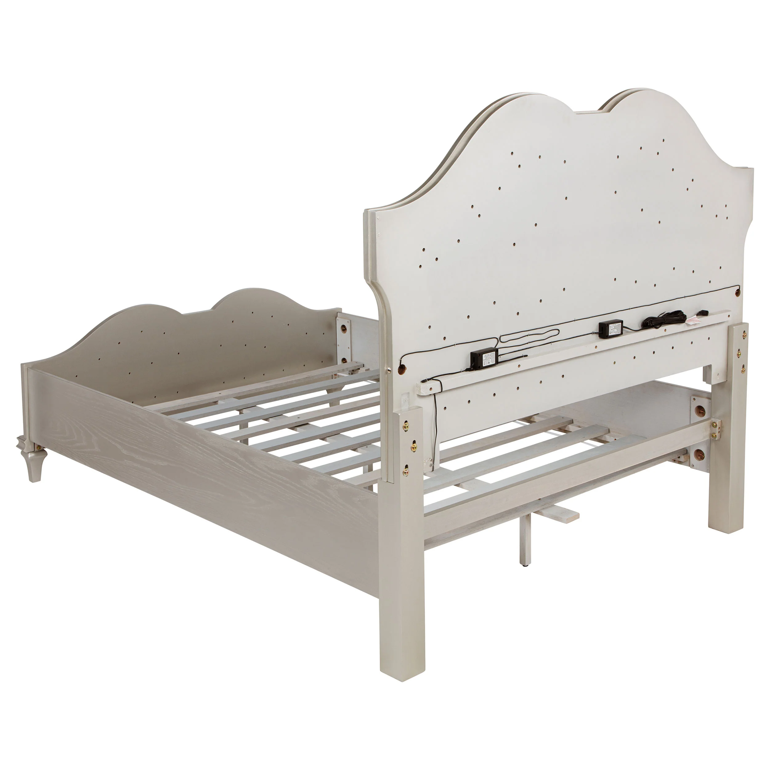 Evangeline Panel Bed with LED Lighting - Image 5
