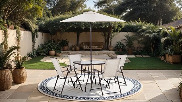 Fallone 7 Pc. Outdoor Dining Set - Image 2