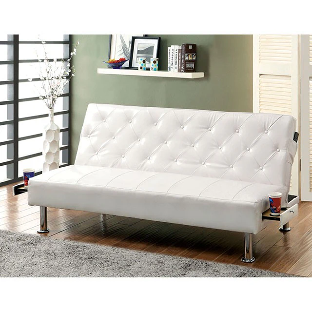 Farel Futon Sofa Red & White - Image 7