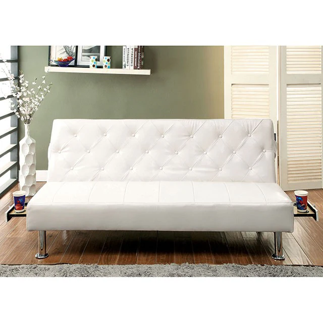 Farel Futon Sofa Red & White - Image 8