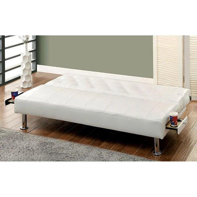 Farel Futon Sofa Red & White - Image 9