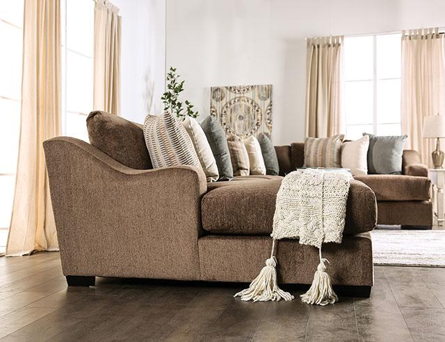 FARRINGDON Sectional, Brown - Image 10