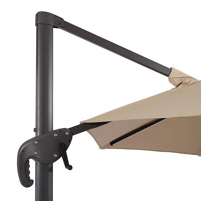 Fera 10 Ft Round Umbrella w/ LED Bulb + 37" Large Base - Image 7