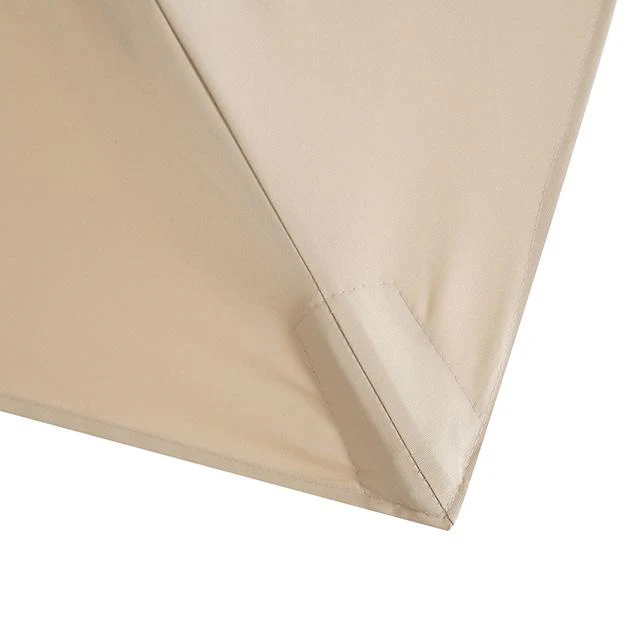 Fida 8 Ft Square Umbrella w/ Double Top + 37" Large Base - Image 10
