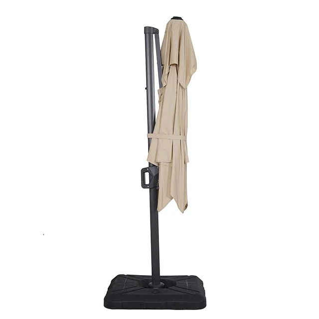 Fida 8 Ft Square Umbrella w/ Double Top + 37" Large Base - Image 5