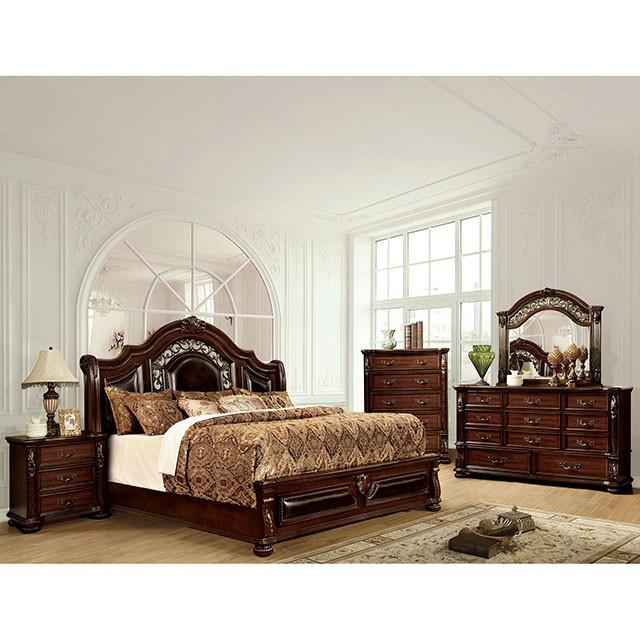 Flandreau Brown Cherry/Espresso Cal.King, E.King & Queen Bed - Image 2