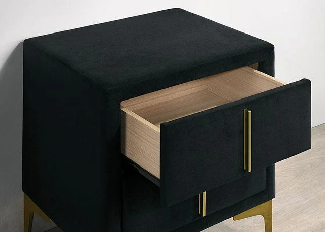 FLORIZEL Night Stand, Black - Image 3