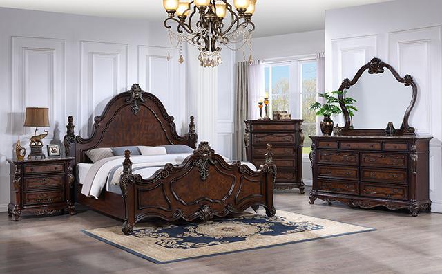 Francione Bed Chrome & Cherry - Image 2
