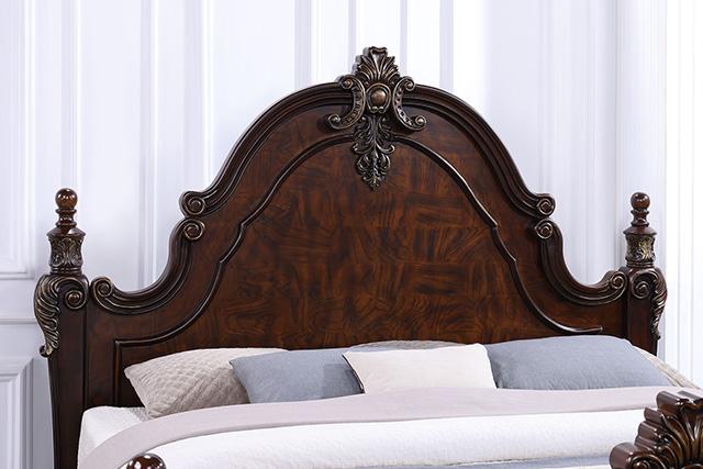 Francione Bed Chrome & Cherry - Image 3