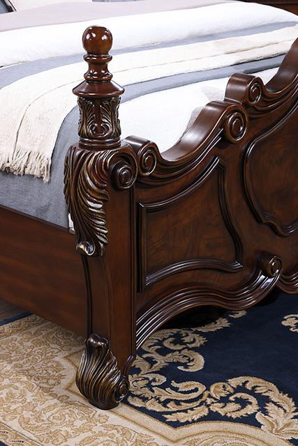 Francione Bed Chrome & Cherry - Image 6