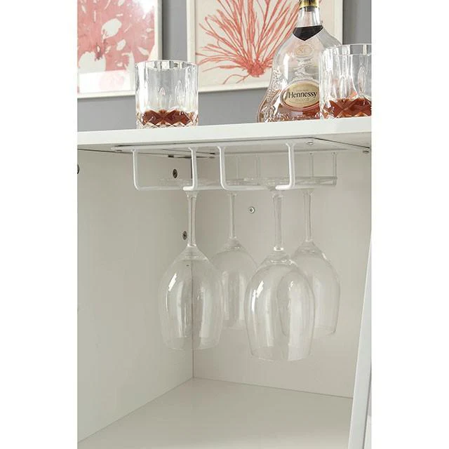 Fuero White/Chrome Bar Table (K/D) - Image 4