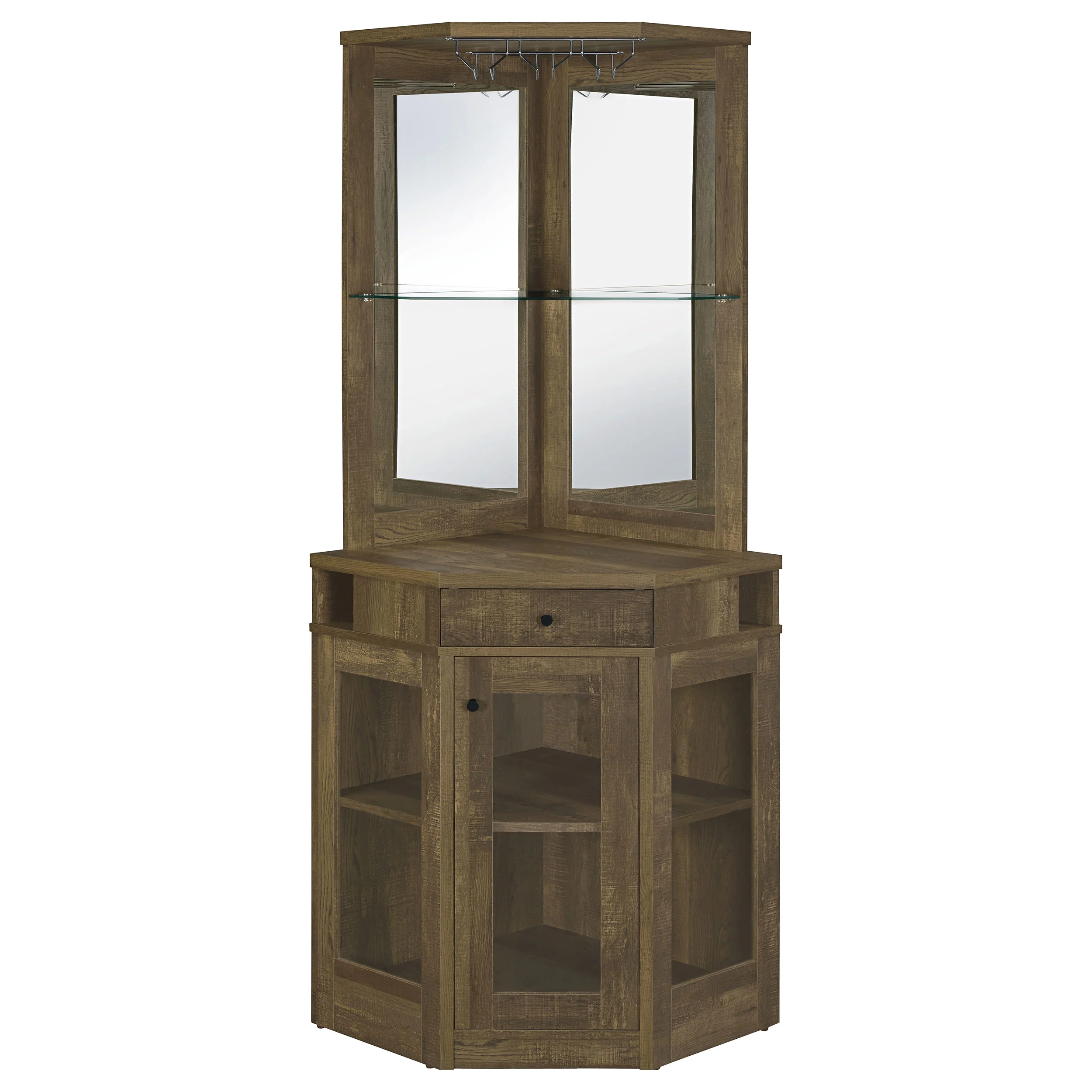 Alviso Corner Bar Cabinet - Image 3