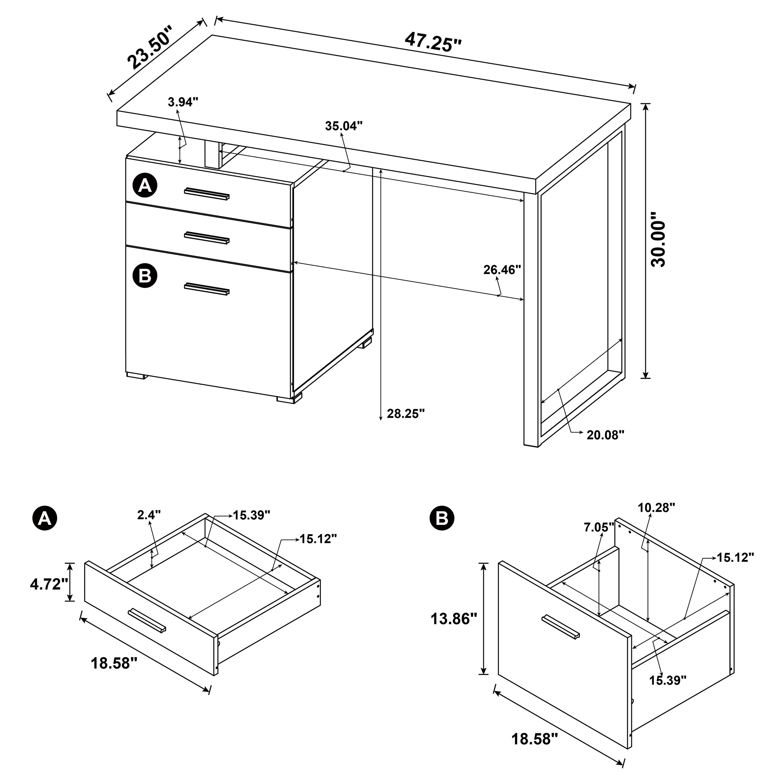 Brennan Computer Desk - Image 34