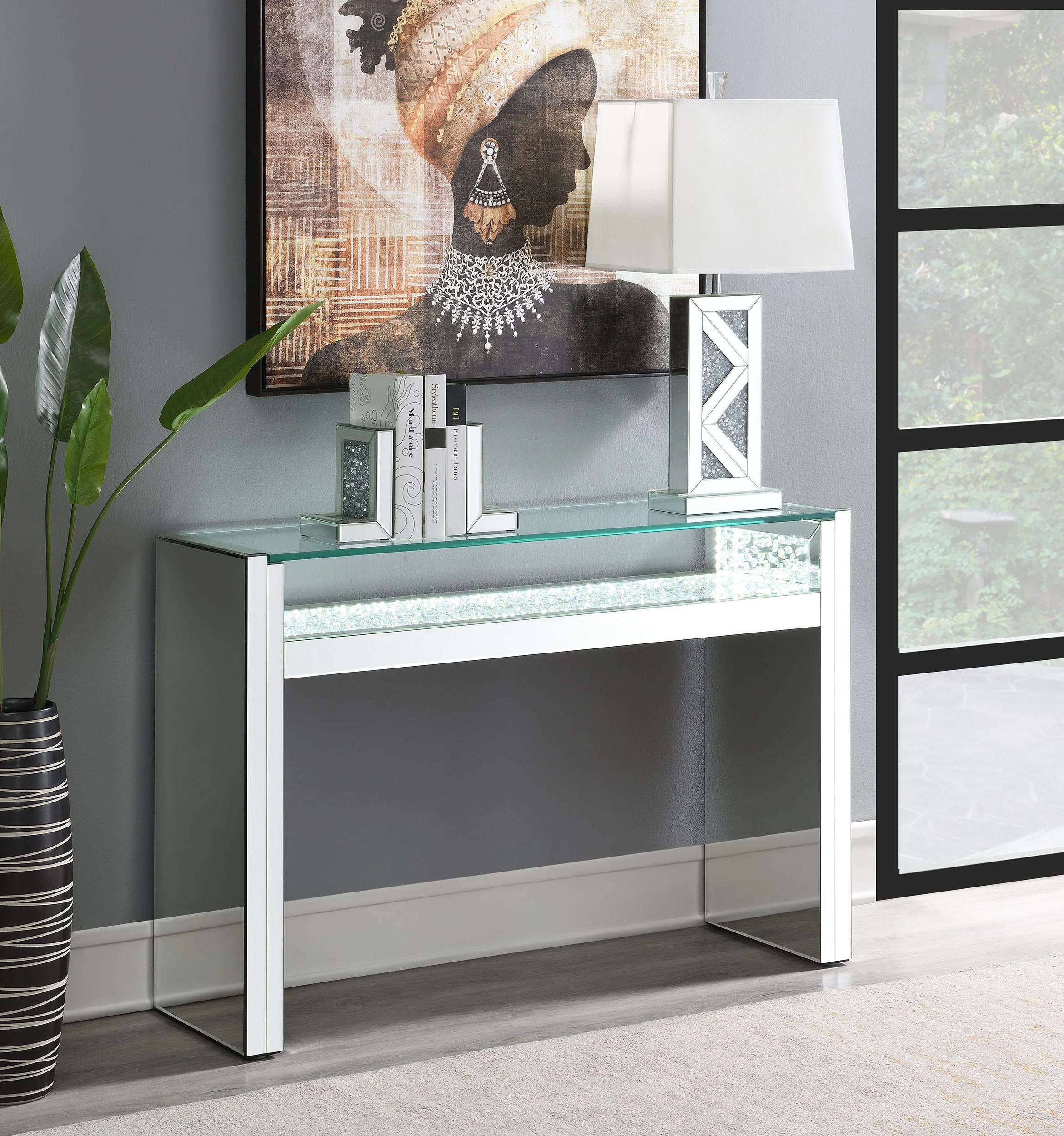 Edna Console Table with LED Lighting - Image 2