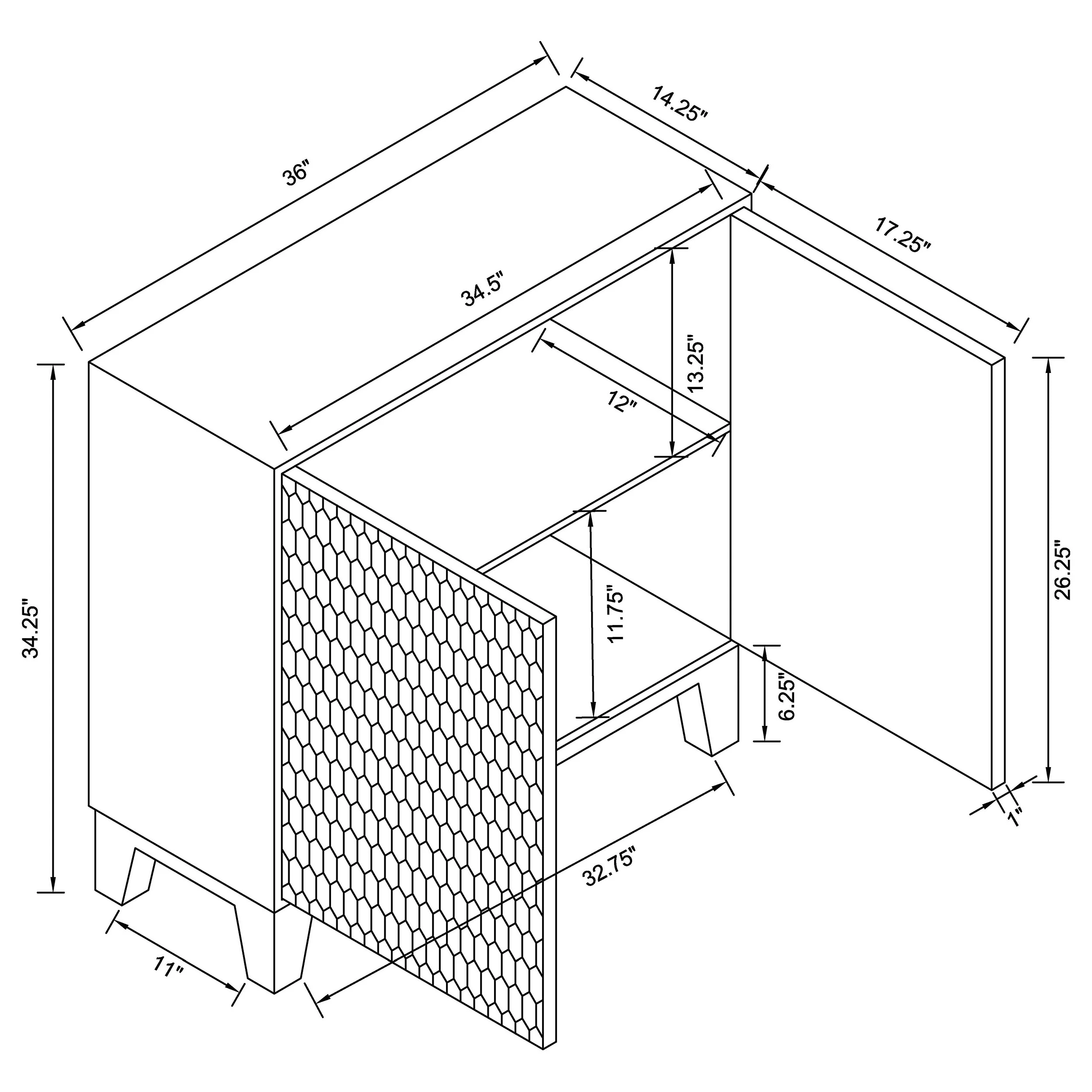 Gambon Accent Cabinet - Image 13