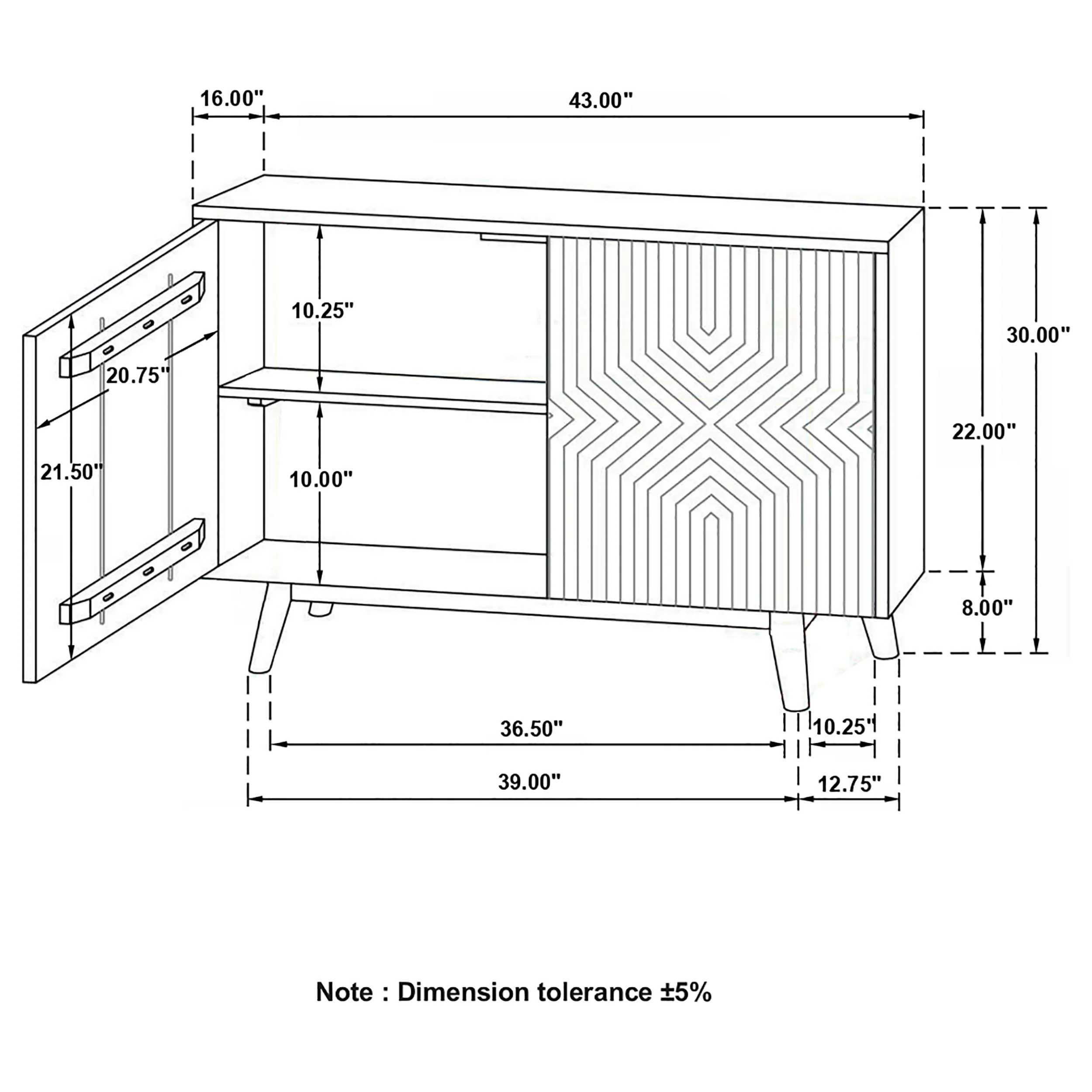 Ixora Accent Cabinet - Image 13