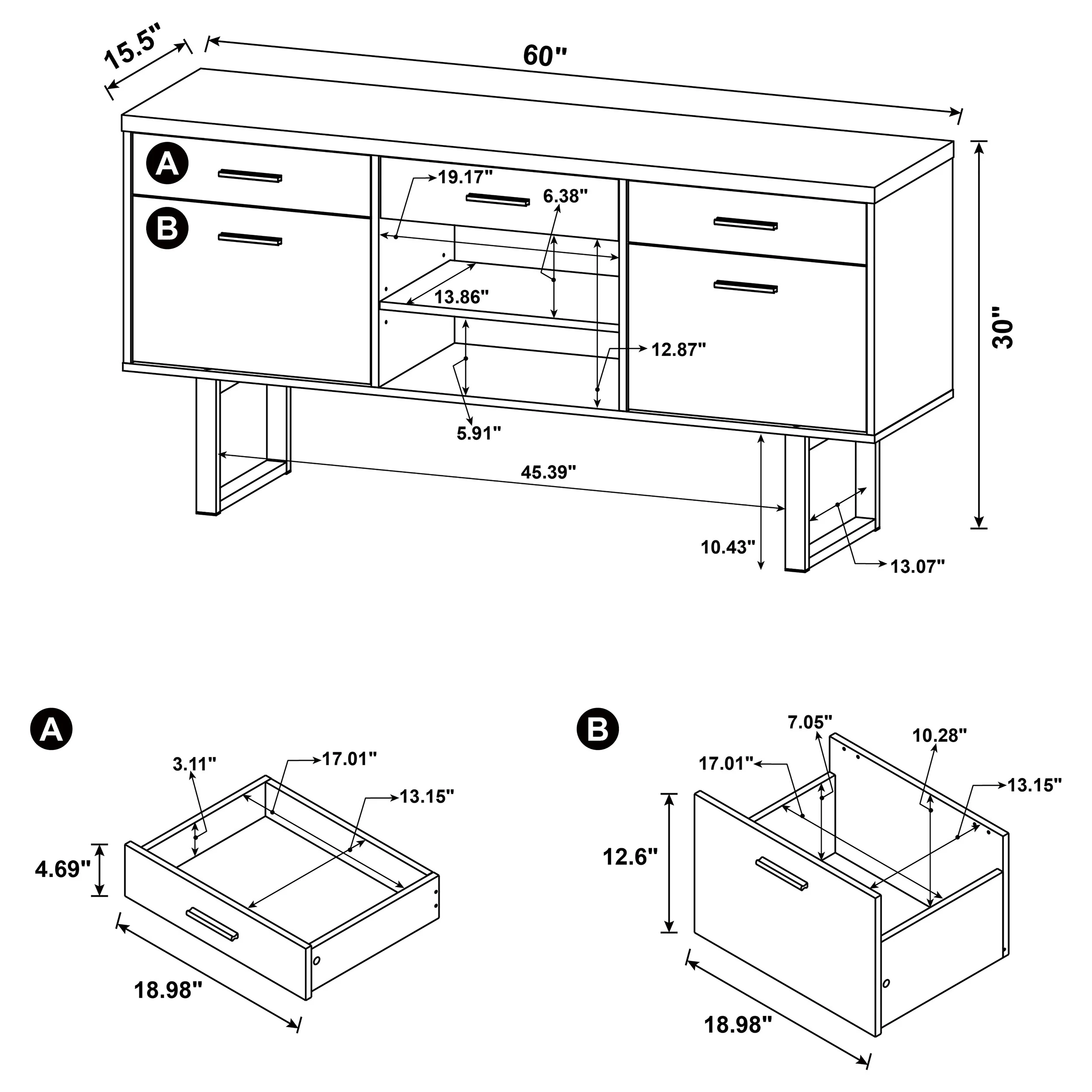 Lawtey Credenza - Image 12