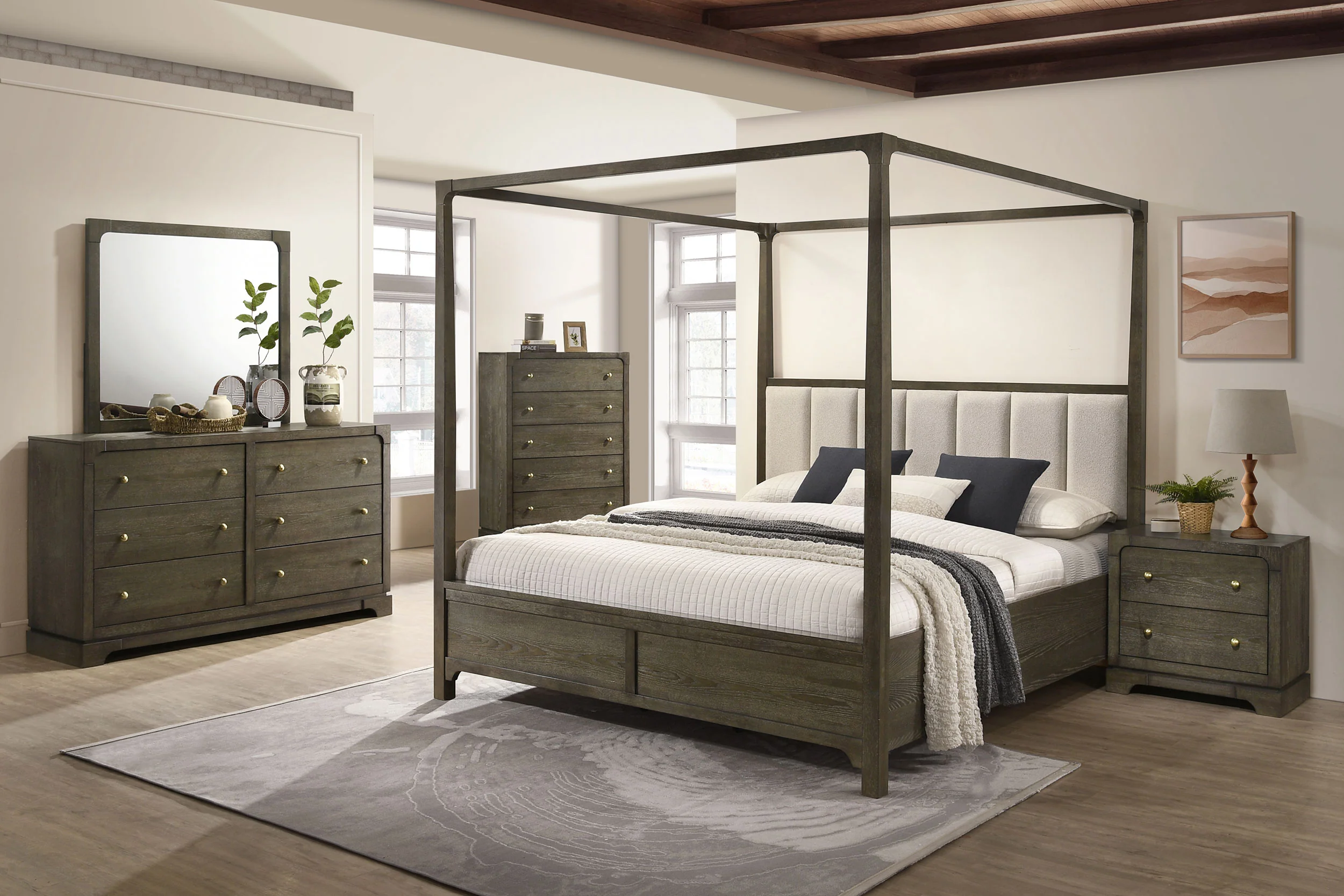 Gran Park Canopy Panel Bed - Image 22